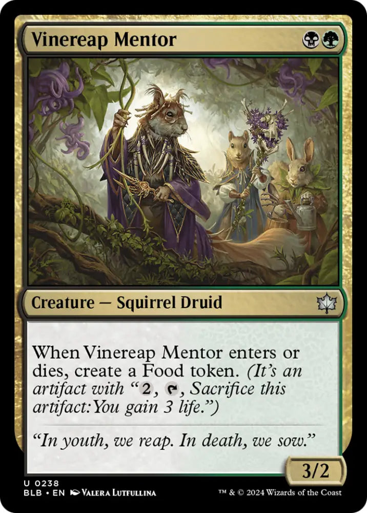 Vinereap Mentor [Bloomburrow] - MTG Single