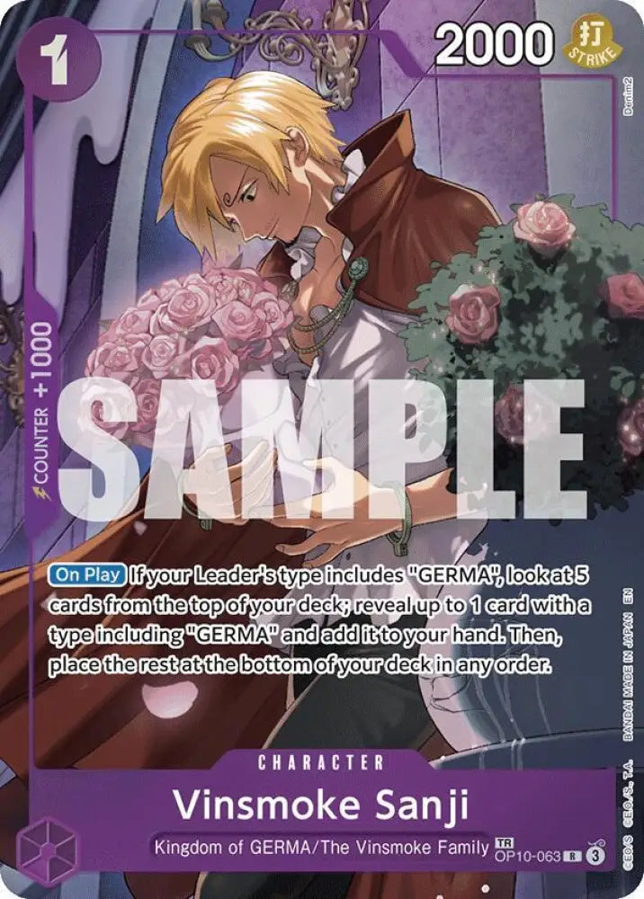 Vinsmoke Sanji (TR) (OP10-063) [Legacy of the Master]