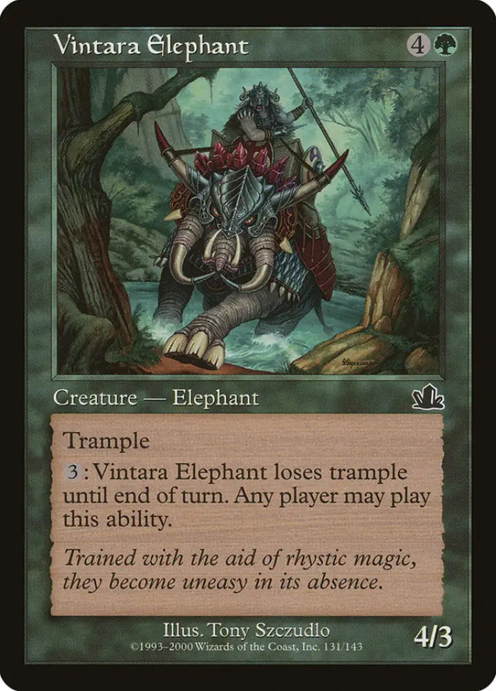 Vintara Elephant [Prophecy] - MTG Single