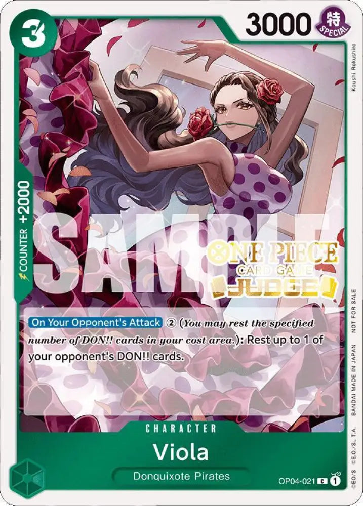 Viola (Judge Pack Vol. 4) (OP04-021) [One Piece Promotion Cards]