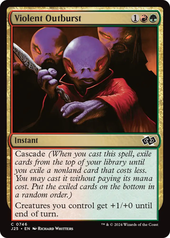 Violent Outburst [Foundations Jumpstart] - MTG Single