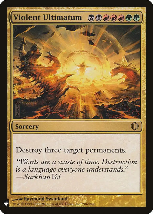 Violent Ultimatum [The List] - MTG Single