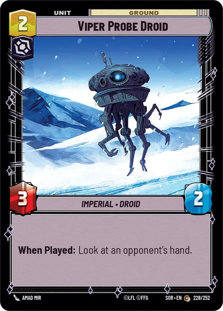 Viper Probe Droid (228/252) [Spark of Rebellion] - Star Wars: Unlimited Single