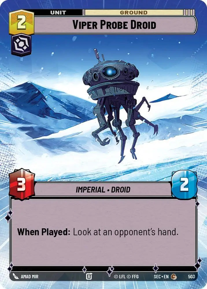 Viper Probe Droid (Hyperspace) (503) [Secrets of Power]