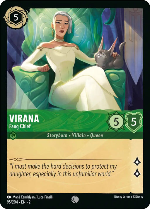 Virana - Fang Chief (95/204) [Rise of the Floodborn] - Lorcana Single