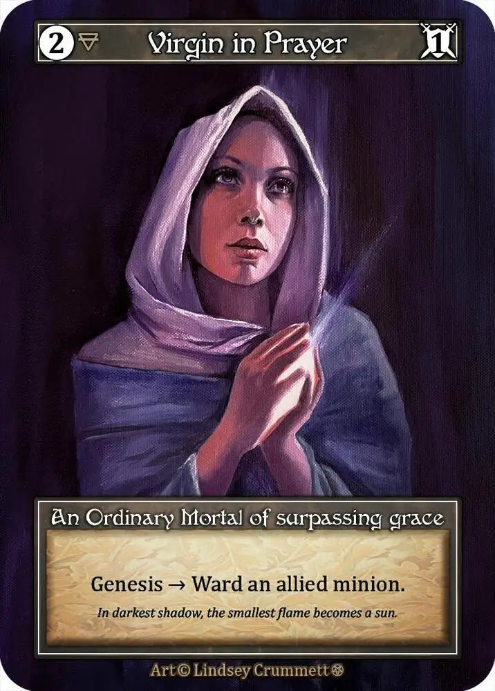 Virgin in Prayer (Foil) [Gothic]
