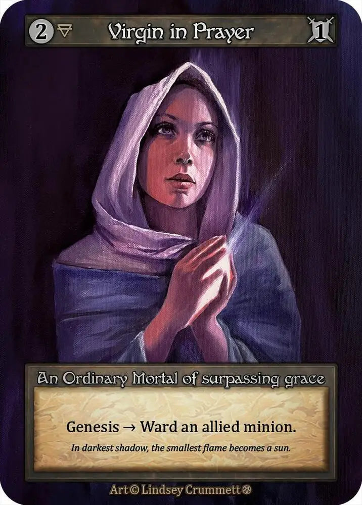 Virgin in Prayer [Gothic]