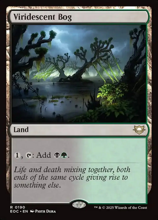 Viridescent Bog (190) [Edge of Eternities Commander]