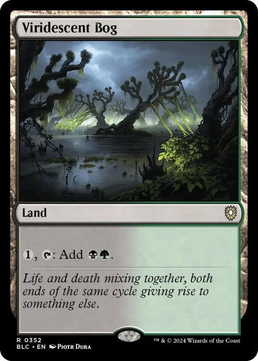 Viridescent Bog [Bloomburrow Commander] - MTG Single