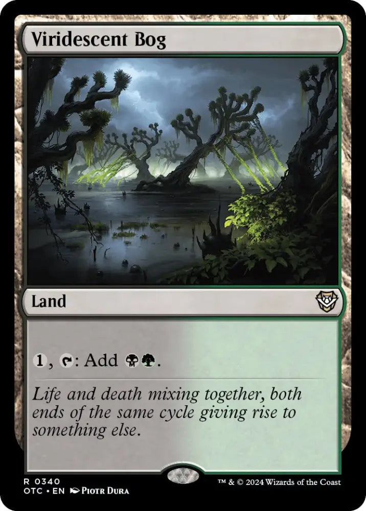 Viridescent Bog [Outlaws of Thunder Junction Commander] - MTG Single