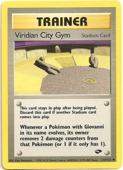 Viridian City Gym (123/132) [Gym Challenge Unlimited] - Pokemon Single