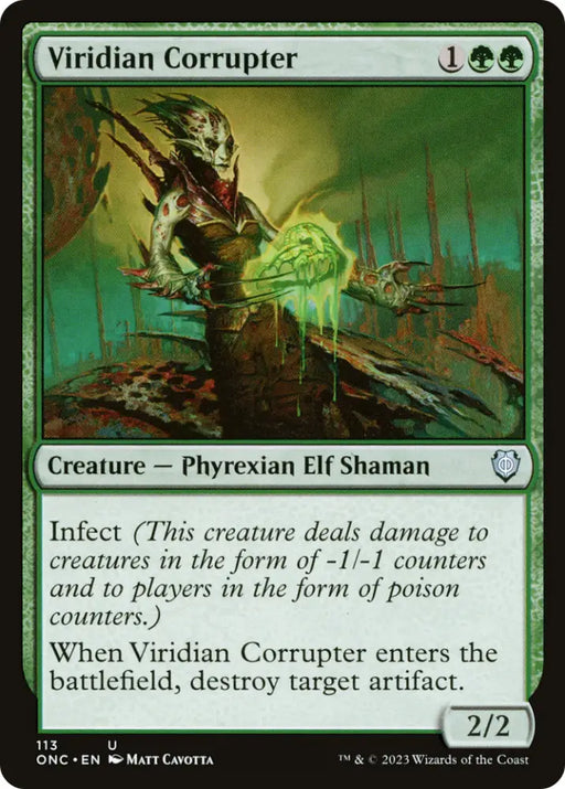 Viridian Corrupter [Phyrexia: All Will Be One Commander] - MTG Single