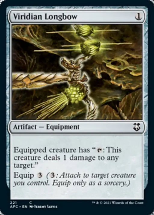 Viridian Longbow [Dungeons & Dragons: Adventures in the Forgotten Realms Commander] - MTG Single