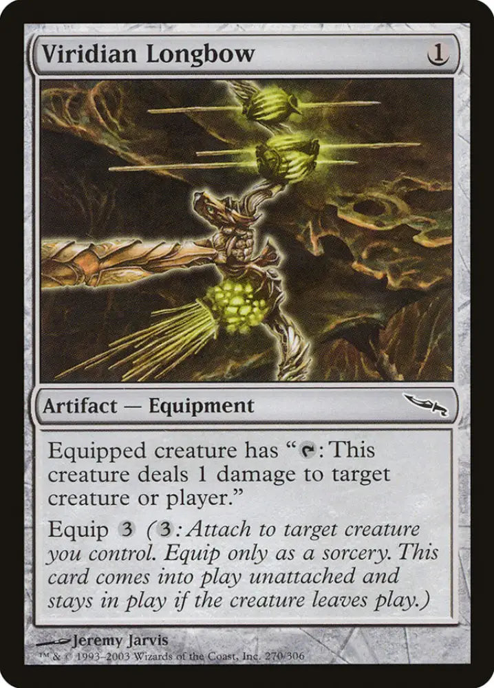 Viridian Longbow [Mirrodin] - MTG Single
