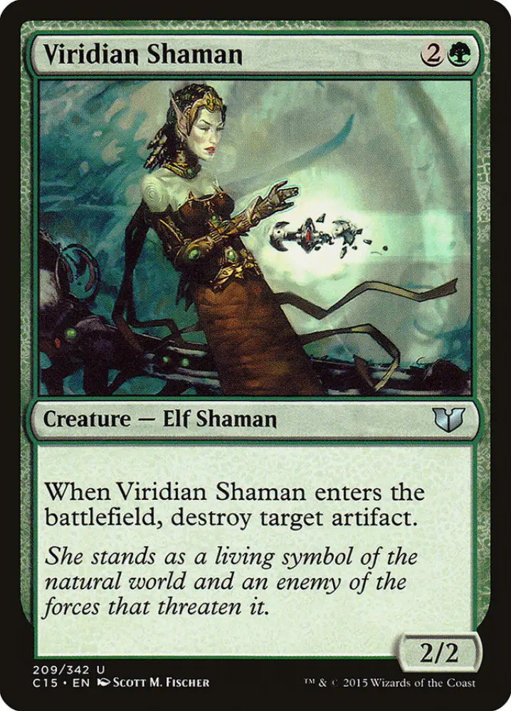 Viridian Shaman [Commander 2015] - MTG Single