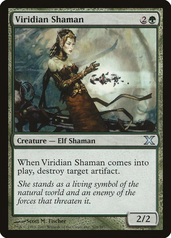 Viridian Shaman [Tenth Edition] - MTG Single