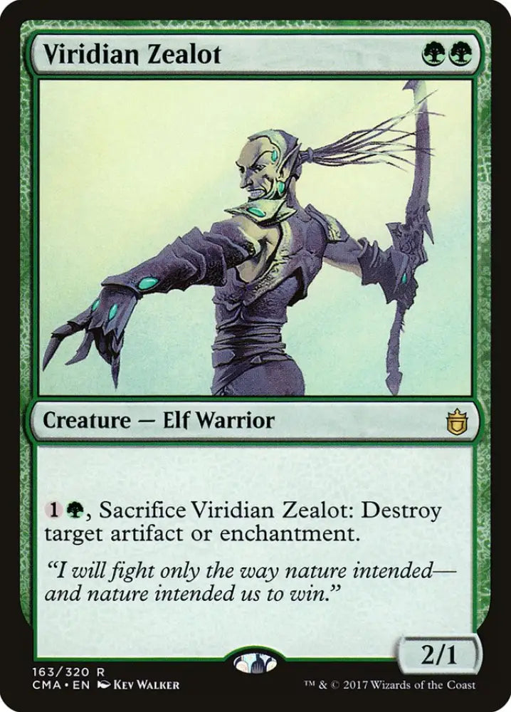 Viridian Zealot [Commander Anthology] - MTG Single