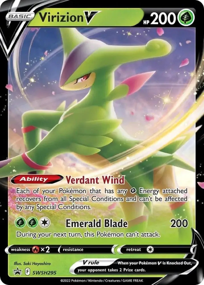 Virizion V (SWSH295) [Sword & Shield: Black Star Promos] - Pokemon Single