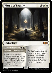 Virtue of Loyalty // Ardenvale Fealty (Promo Pack) [Wilds of Eldraine Promos] - MTG Single