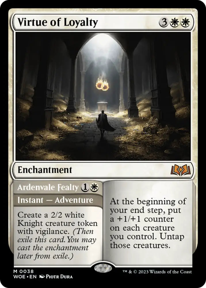 Virtue of Loyalty // Ardvenvale Fealty [Wilds of Eldraine] - MTG Single