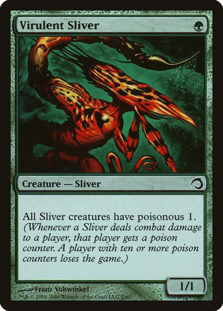 Virulent Sliver [Premium Deck Series: Slivers] - MTG Single