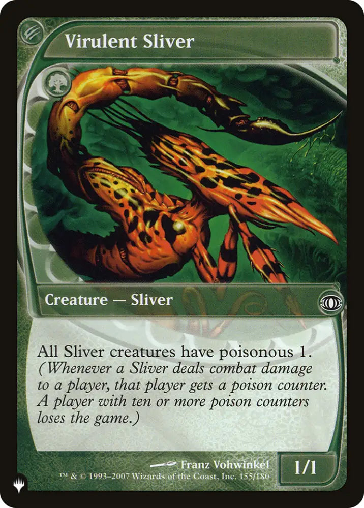Virulent Sliver [The List] - MTG Single