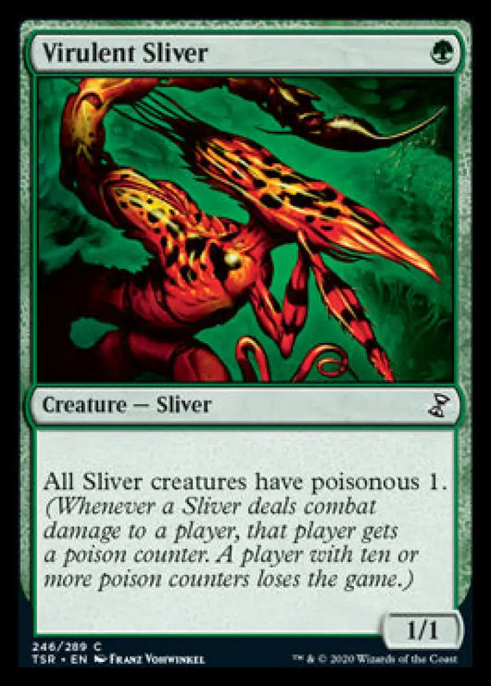 Virulent Sliver [Time Spiral Remastered] - MTG Single