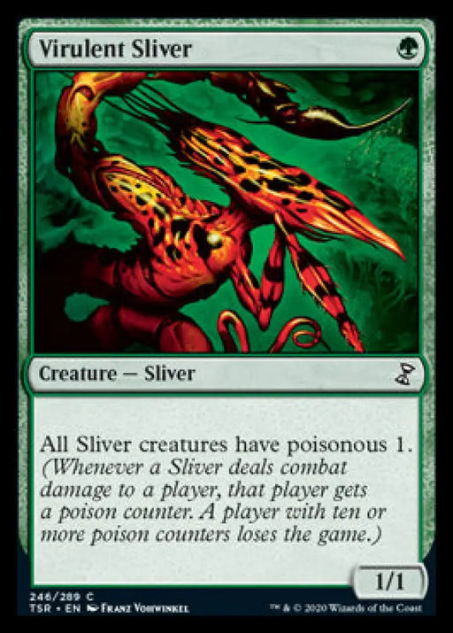 Virulent Sliver [Time Spiral Remastered] - MTG Single