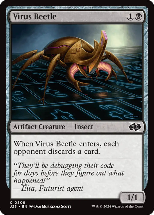 Virus Beetle [Foundations Jumpstart] - MTG Single