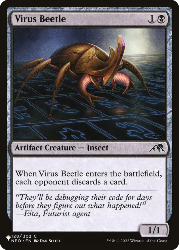 Virus Beetle [The List] - MTG Single