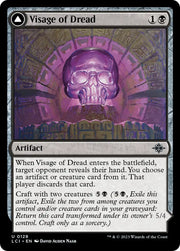 Visage of Dread // Dread Osseosaur [The Lost Caverns of Ixalan] - MTG Single