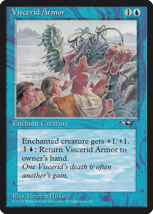 Viscerid Armor (Humans Attacking) [Alliances] - MTG Single
