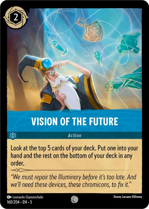 Vision of the Future (160/204) [Shimmering Skies] - Lorcana Single