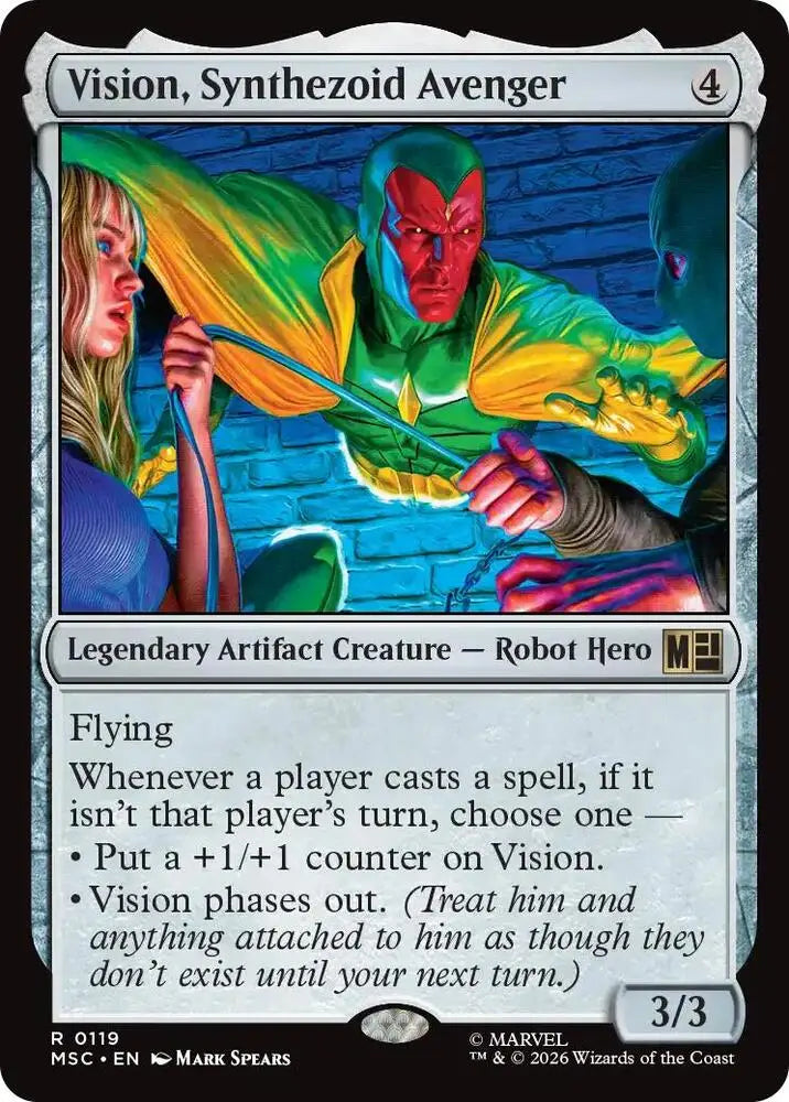 Vision, Synthezoid Avenger (119) [Marvel Super Heroes Commander]