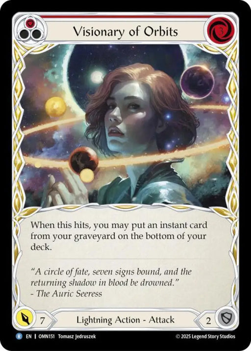 Visionary Of Orbits (Red) (OMN151) [Omens of the Third Age]