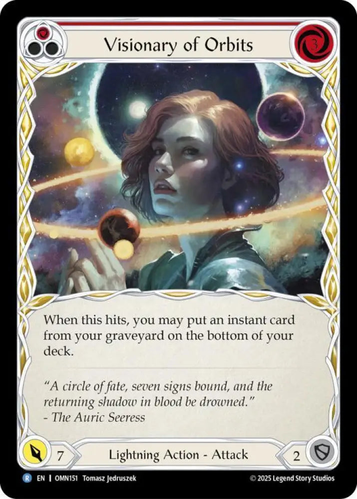 Visionary Of Orbits (Red) (OMN151) [Omens of the Third Age]