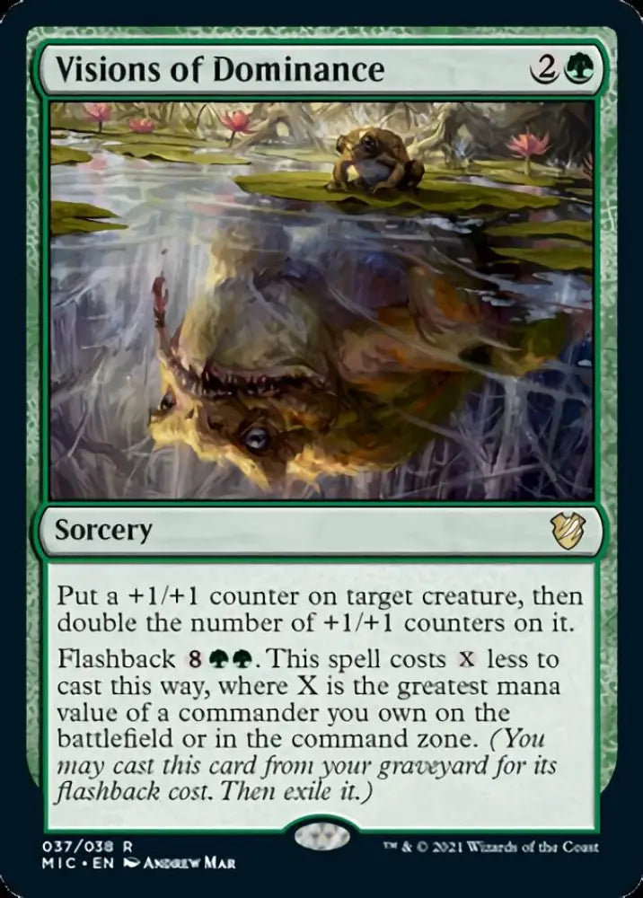 Visions of Dominance [Innistrad: Midnight Hunt Commander] - MTG Single
