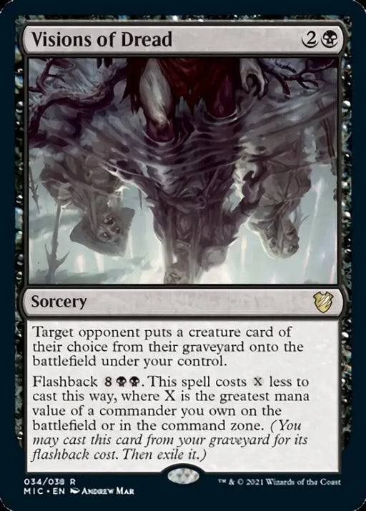 Visions of Dread [Innistrad: Midnight Hunt Commander] - MTG Single