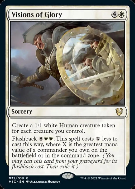 Visions of Glory [Innistrad: Midnight Hunt Commander] - MTG Single