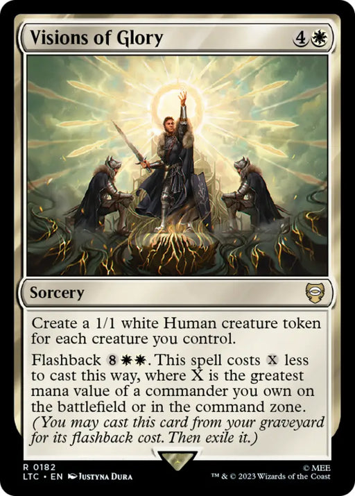 Visions of Glory [The Lord of the Rings: Tales of Middle-Earth Commander] - MTG Single