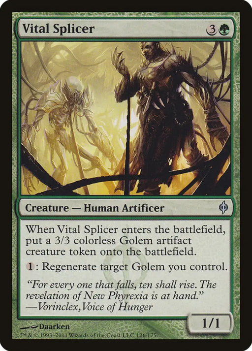Vital Splicer [New Phyrexia] - MTG Single