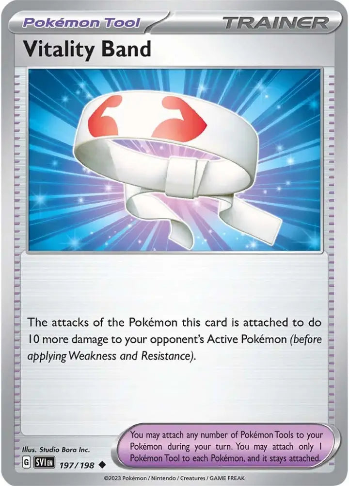 Vitality Band (197/198) [Scarlet & Violet: Base Set] - Pokemon Single