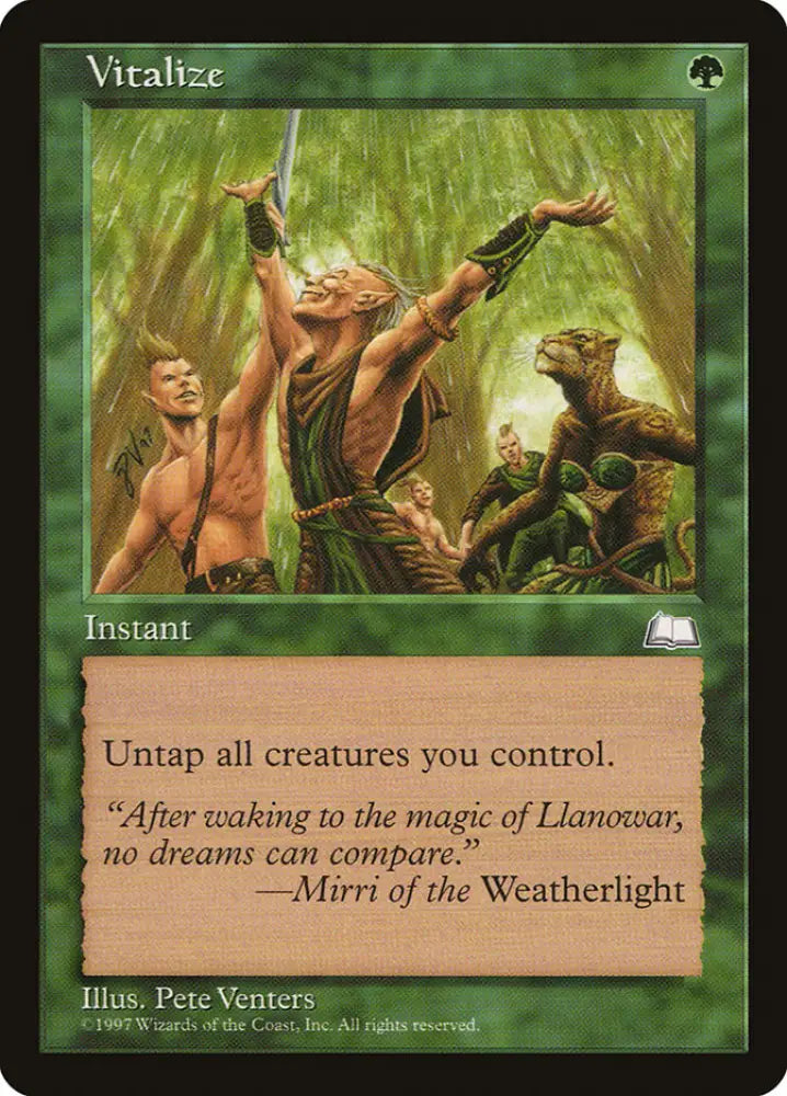 Vitalize [Weatherlight] - MTG Single