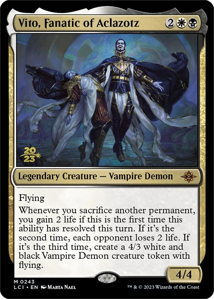 Vito Fanatic of Aclazotz [The Lost Caverns of Ixalan Prerelease Cards] - MTG Single