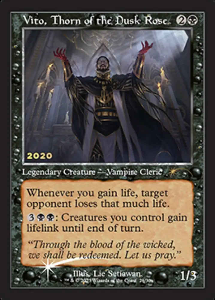Vito Thorn of the Dusk Rose [30th Anniversary Promos] - MTG Single