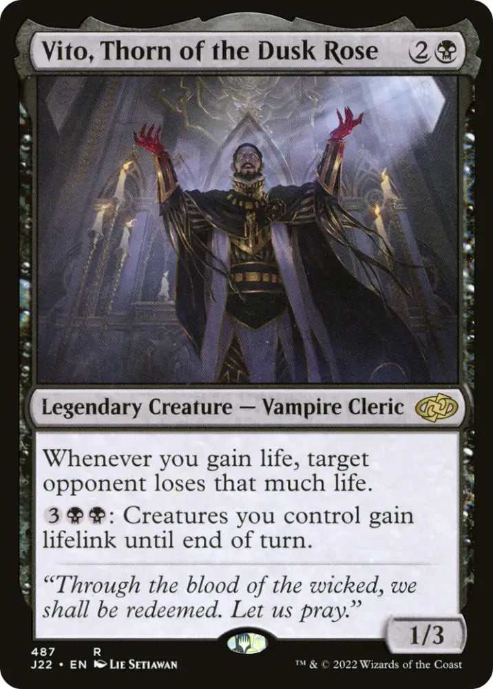 Vito Thorn of the Dusk Rose [Jumpstart 2022] - MTG Single