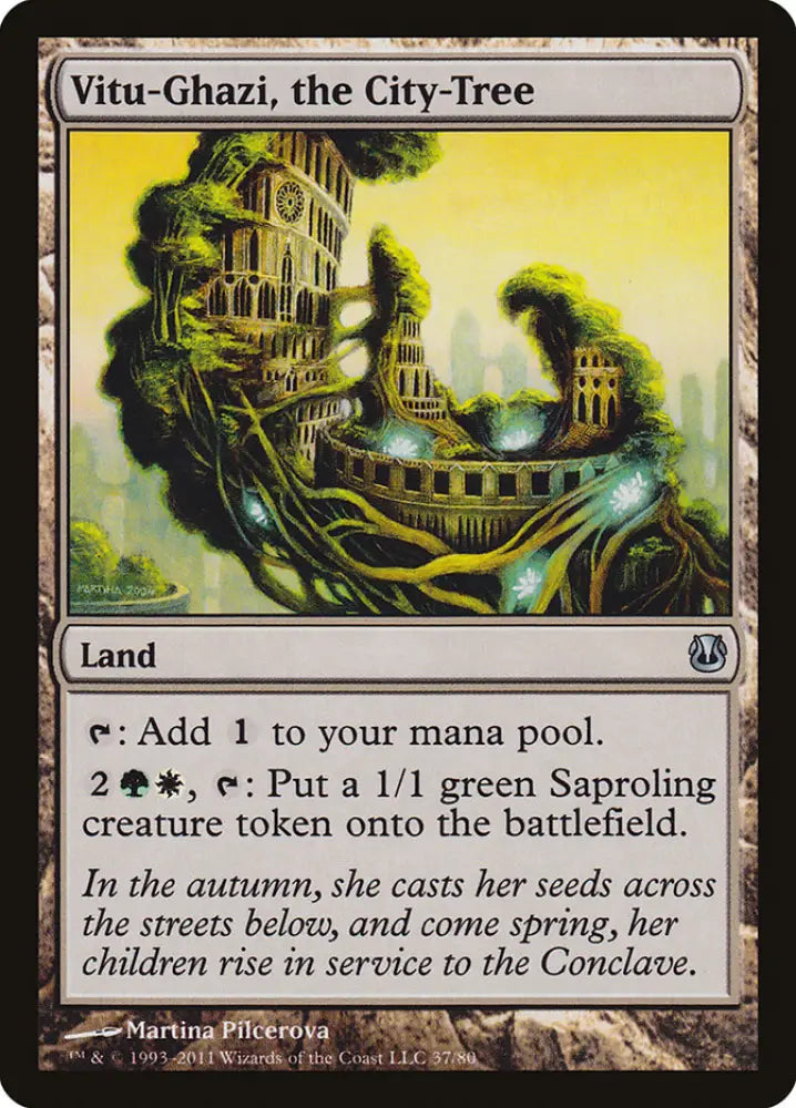 Vitu-Ghazi the City-Tree [Duel Decks: Ajani vs. Nicol Bolas] - MTG Single
