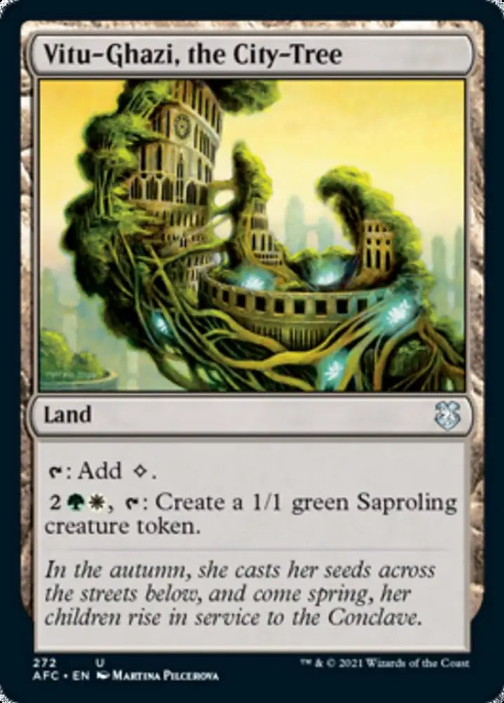 Vitu-Ghazi the City-Tree [Dungeons & Dragons: Adventures in the Forgotten Realms Commander] - MTG Single