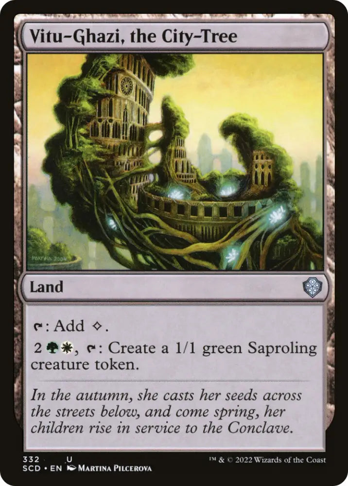 Vitu-Ghazi the City-Tree [Starter Commander Decks] - MTG Single