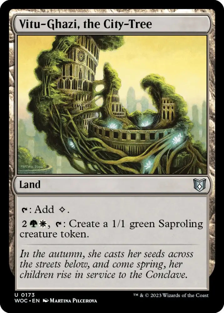 Vitu-Ghazi the City-Tree [Wilds of Eldraine Commander] - MTG Single
